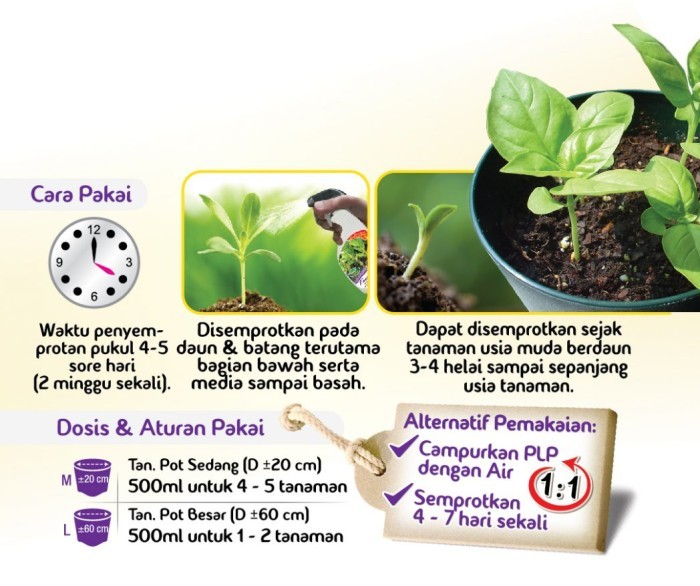 Pupuk PLP Tanaman Muda Cair Siap Pakai 480ml