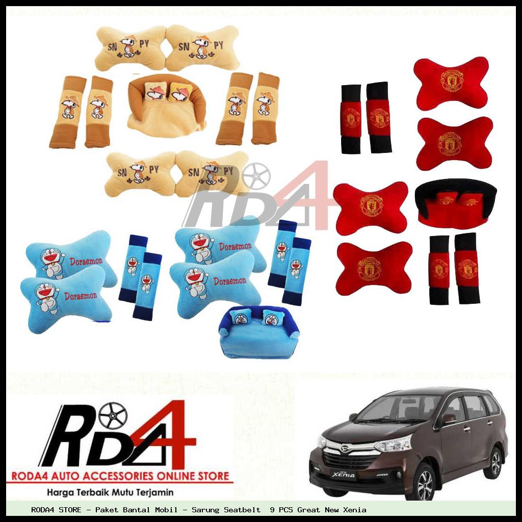 Paket Bantal Mobil - Sarung Seatbelt  9 PCS Great New Xenia