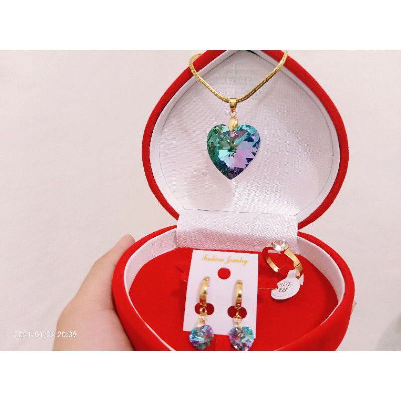 Kalung Original Swarovski 1 Set Lengkap dan Murah