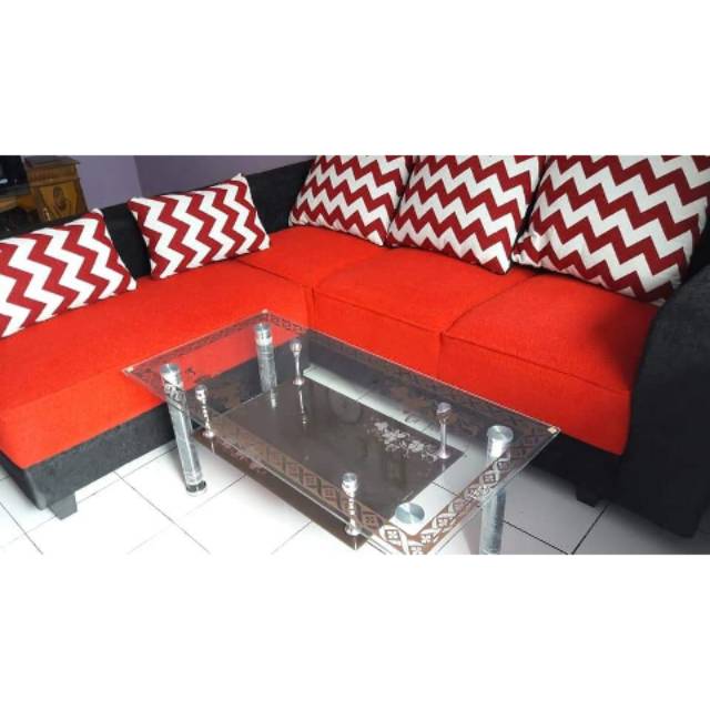 Sofa L minimalis, Sofa L bed, Sofa L Putus