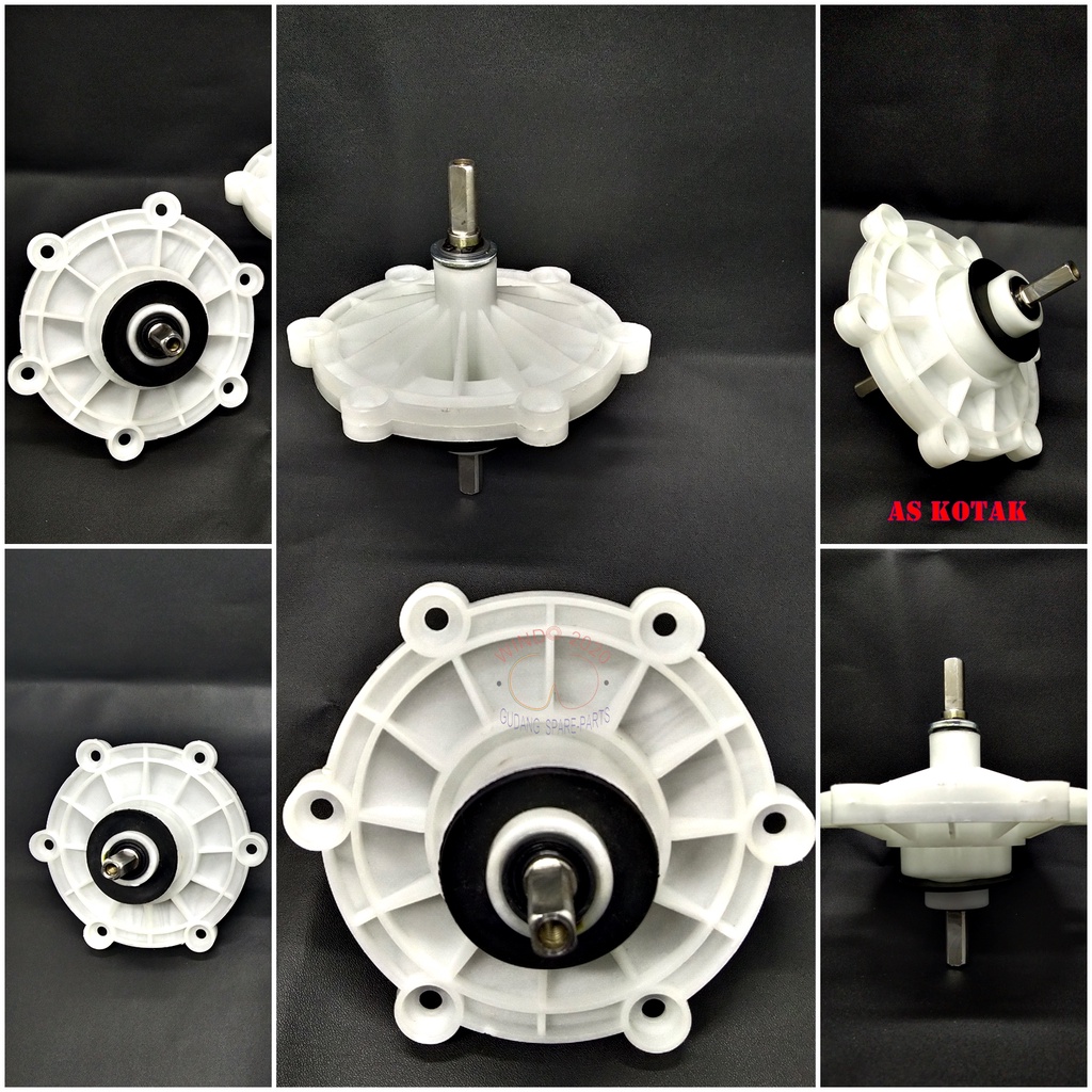 GEAR BOX MESIN CUCI 2 TABUNG SANYO NON PULI TIPIS | GEARBOX / GIRBOX / GERBOX  SANYO UMUM