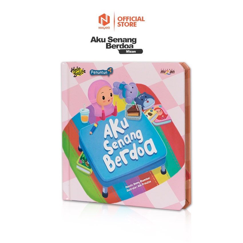 Buku Anak Balita Islami Aku Senang Berdoa Hard Cover Halo Balita