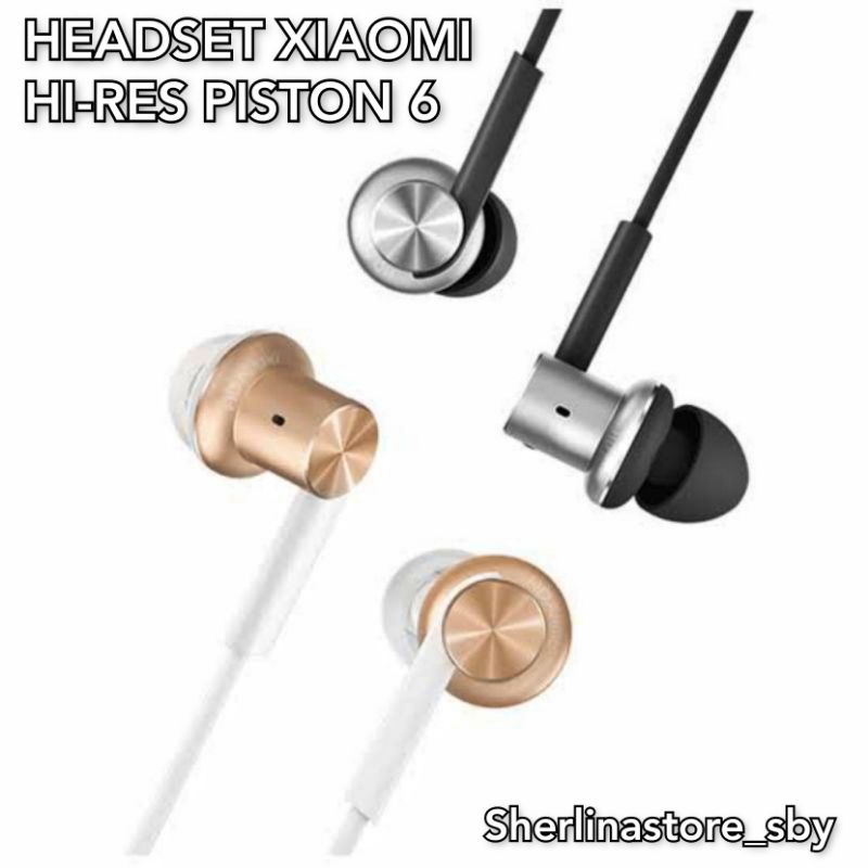 Hi-res Headset Xiaomi Bass Stereo Earphone Xiaomi Redmi 9 9A 9C note 7 Headset Xiaomi Piston 6 Hands