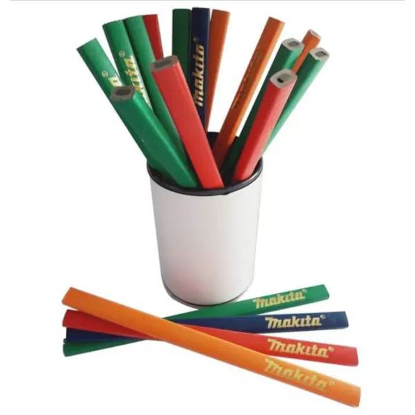

Pensil Tukang Makita Bagus Pencil Tukang Kayu Bangunan Proyek Arsitek Mebel Furniture Alat Tulis Pen
