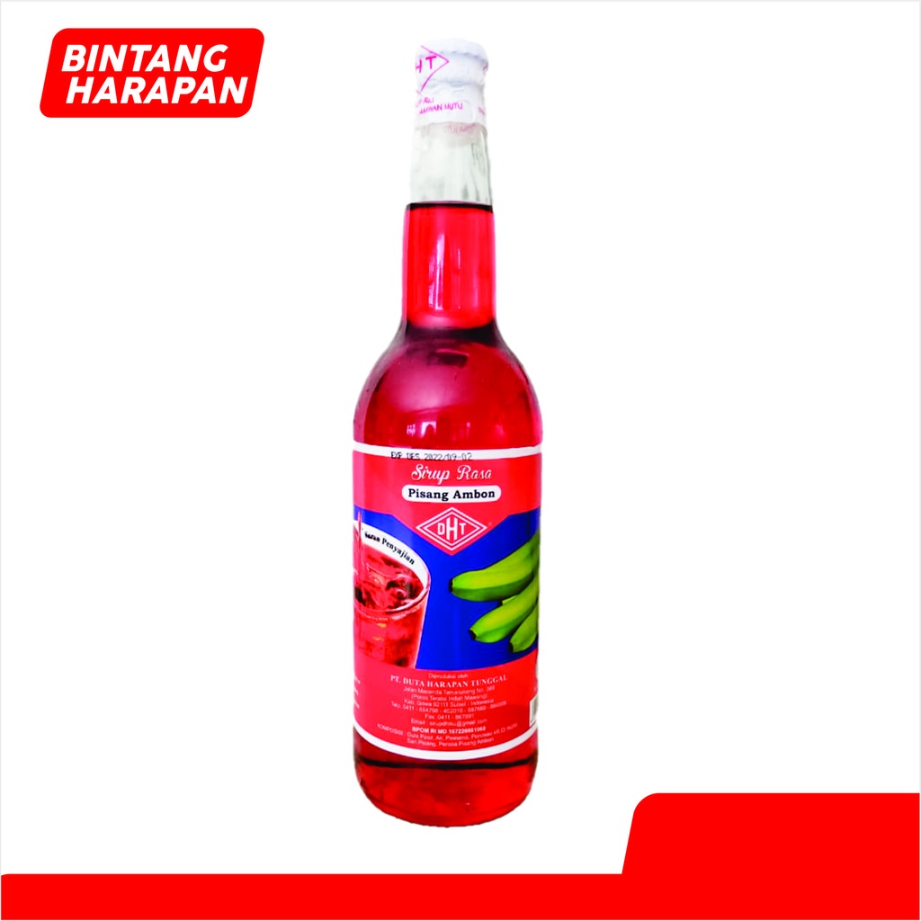 

DHT Sirup Rasa Pisang Ambon 620ml