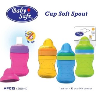 Baby Safe Botol Minum Anak Bayi Cucupan Silikon AP015