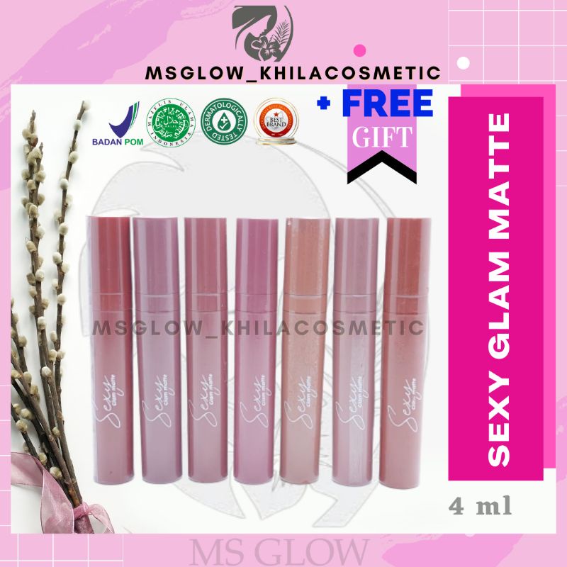 Sexy Glam Matte MS GLOW / Lipstik ms glow sexy glam matte