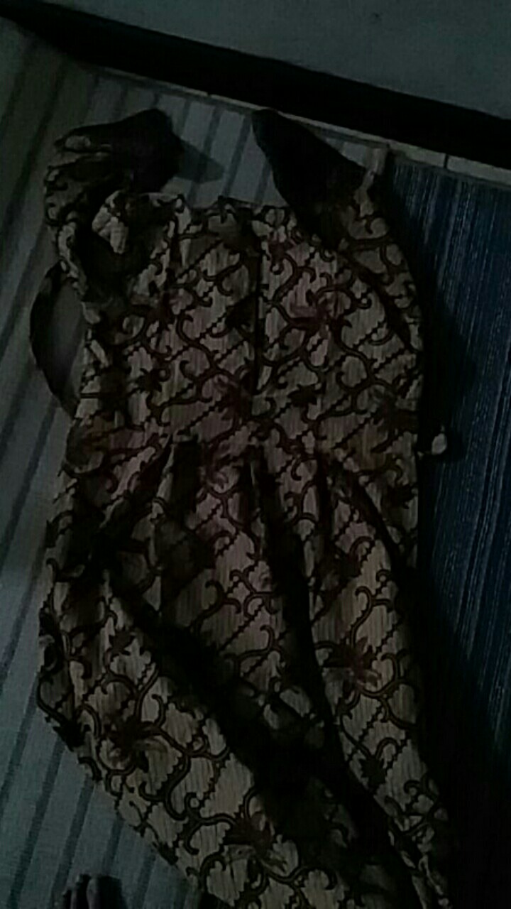 Batik Couple Keluarga - Sania Ruffle Batik Couple Ori Standar & Jumbo - Batik Pekalongan