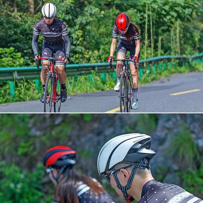 Murah Rockbros Lk-1 Road Bike Ultralight Helmet - Helm Sepeda - White Berkualitas