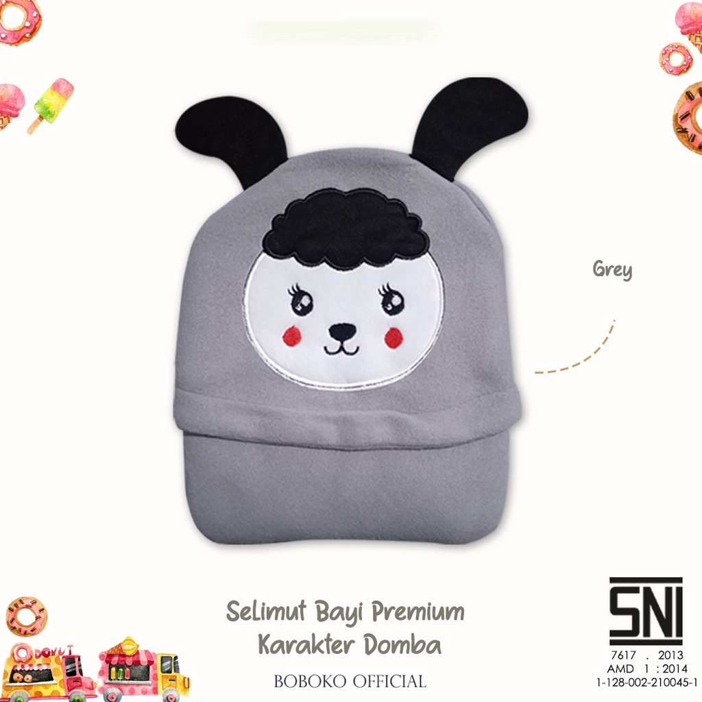 BOBOKO Selimut Bayi Karakter Domba Premium SLMT4