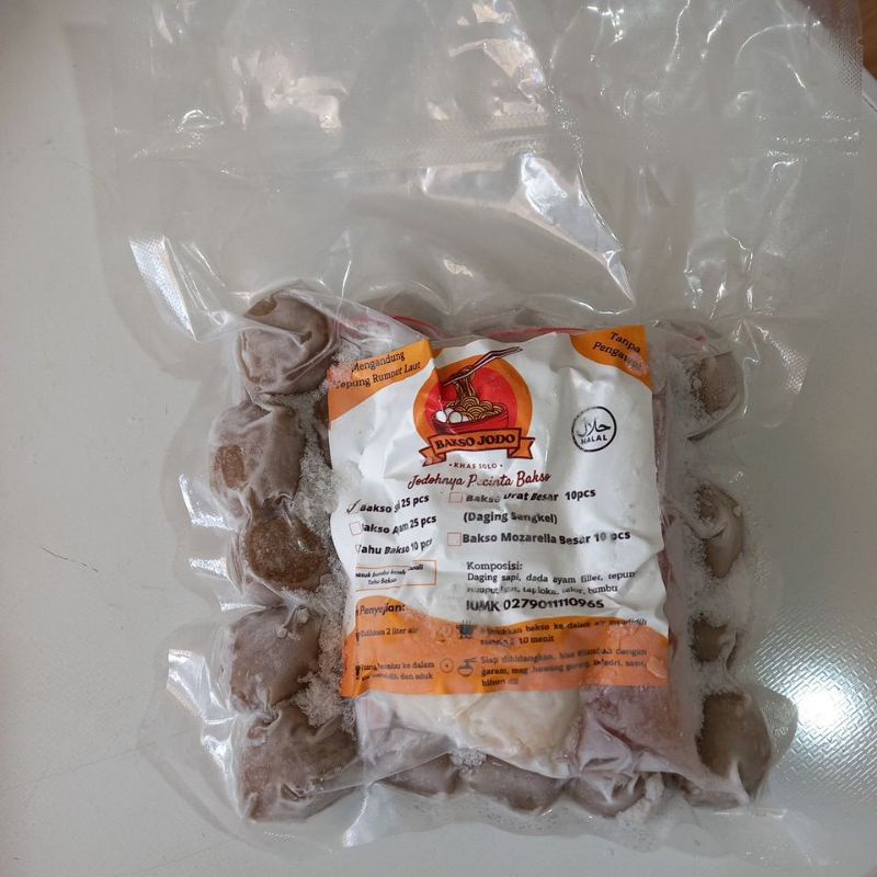 

FAFAFROZEN - Bakso Sapi Premium Tanpa Pengawet 25 pcs