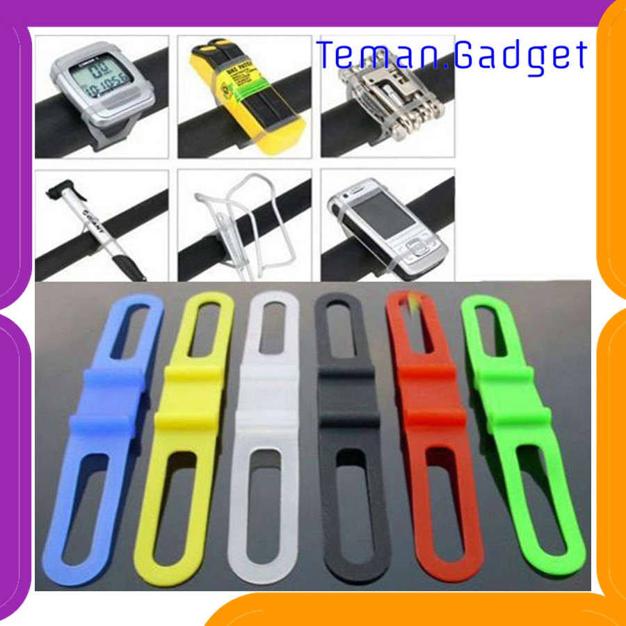 TG-SP142 Silicone Strap Bike Bracket Mount Holder for Flashlight - AB-2962