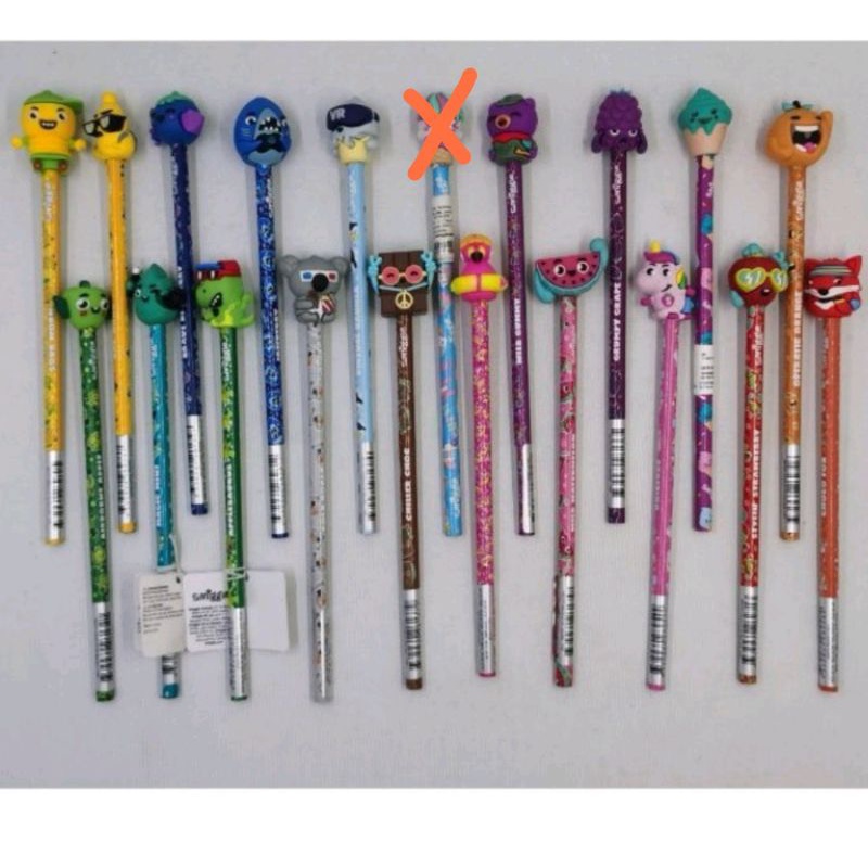 

READY SALE Smiggle Scented Pencil with Eraser Topper - ORI