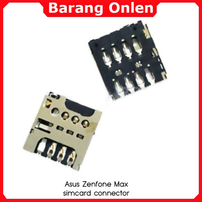 Asus Zenfone Max simcard connector konektor sim slot kartu