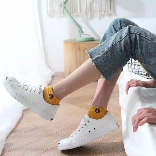 ✅COD [BBS] KAOS KAKI fashion unisex KAOS KAKI MOTIF BERUANG CUTE MURAH