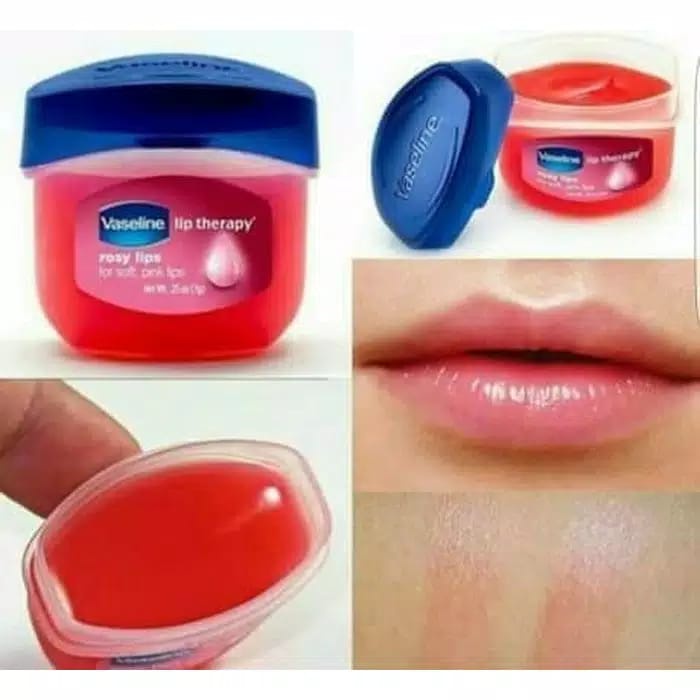 (ROSY) VASELINE LIP THERAPHY 7GR / VASELINE LIPBALM  TERLARIS