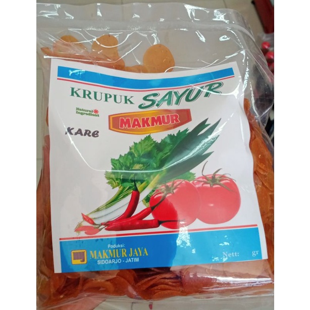 

KERUPUK SAYUR KARE 500 GR ASLI SIDOARJO