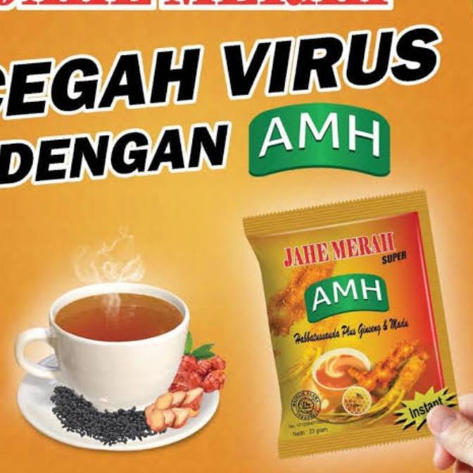 

PROMO 11.11 (pqv-764) Jahe Merah AMH Super Per Renceng Isi 12 Sachet
