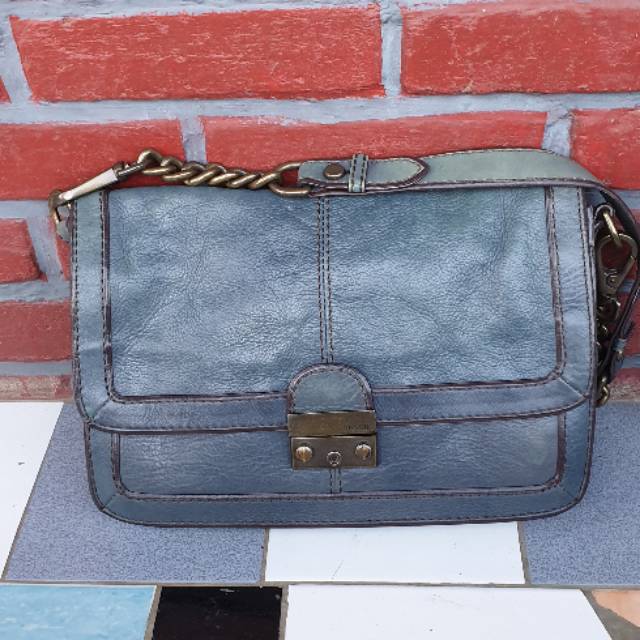 FOSSIL VRI BLUE CHAIN