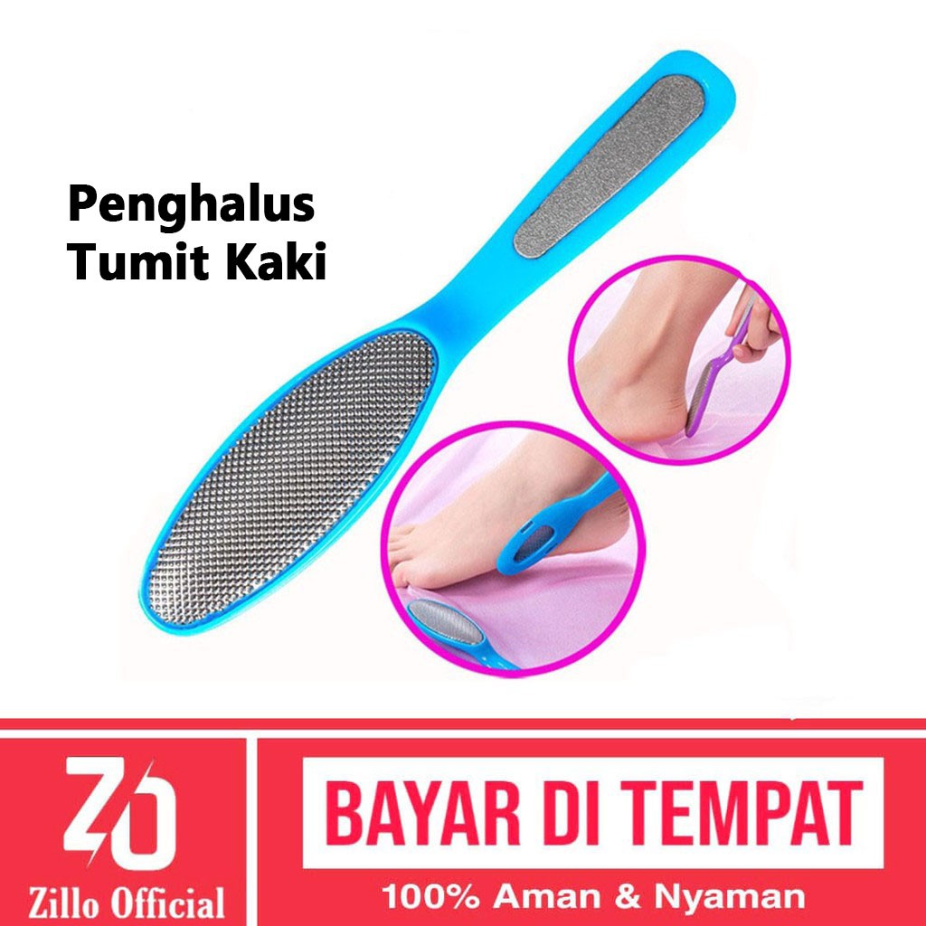 ZILLO Sikat Penghalus Tumit Kaki Penggosok Kaki Kapalan Penghalus Kaki Perawatan Kulit Tumit Kaki