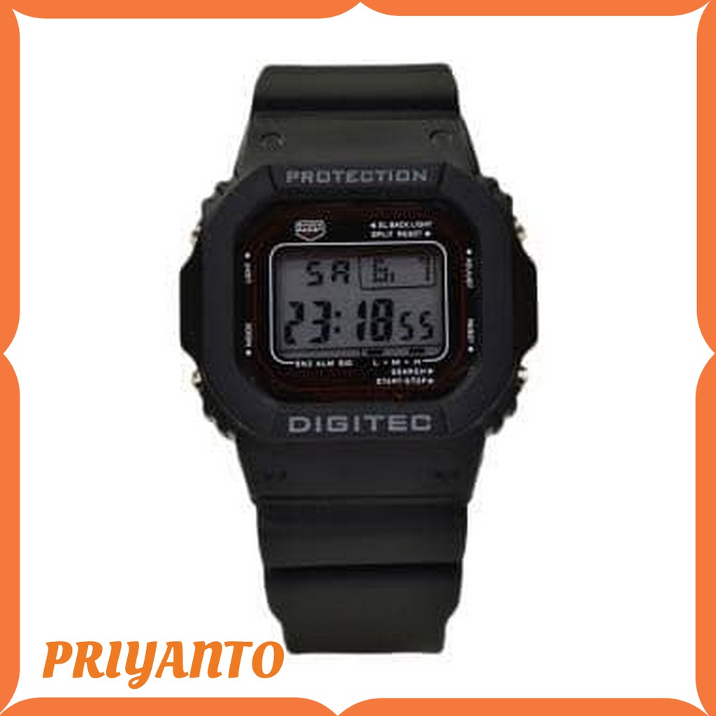 Strap Tali Jam Tangan Rubber Digitec 2024T DG 2024T DIGITEG Dg-2024 Free Pen