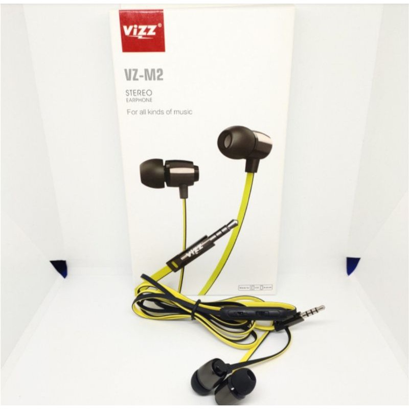 Handsfree / Headset / Stereo Earphone Vizz M2 Kinds Of Music Original