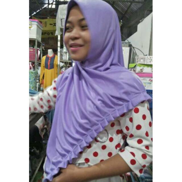 Hijab ayu ting ting jilbab renda khimar syar&quot;i