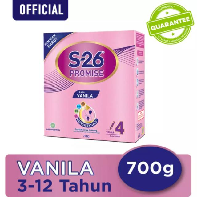 

S-26 Promise Tahap 4 Vanilla Susu Bubuk 700 gr