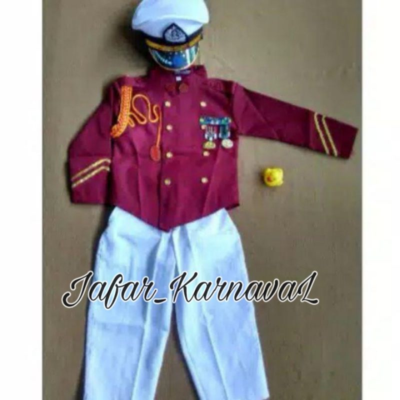 BAJU AKPOL COWOK /BAJU AKADEMI POLISI ANAK/ KOSTUM AKPOL PUTRA /KOSTUM AKADEMI POLISI ANAK/BAJU KARNAVAL POLISI ANAK Baju Kostum Profesi Akabri merah AKPOL / Termurah / Terbest Seller