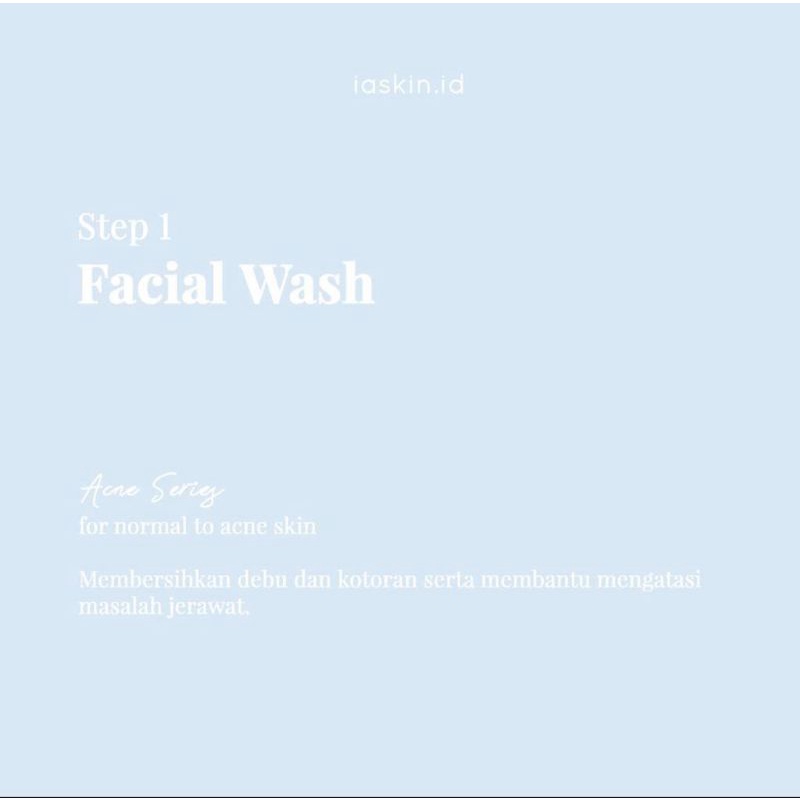 Ia Beauty Skincare Paket Skincare Acne & Glowing BPOM Menghilangkan Jerawat 10x Lebih Cepat Paket Skincare Perawatan Wajah Skincare Acne Skincare Jerawat Paket Kecantikan Skincare Pria Dan Wanita Skincare BPOM-3