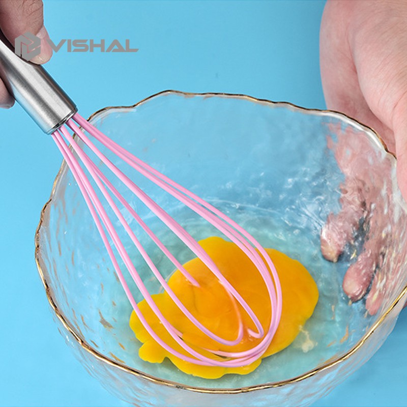 VISHAL Spatula Peralatan Masak Sutil Silikon Non Stick Cooking 5 Pcs Kitchenware Spatula Set VS-1808