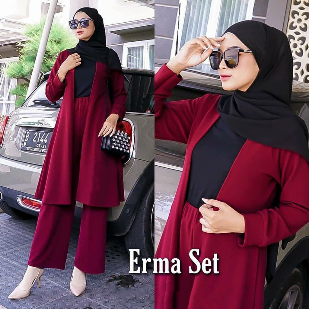 ERMA SET - stelan murah / stelan wanita / set murah / set wanita