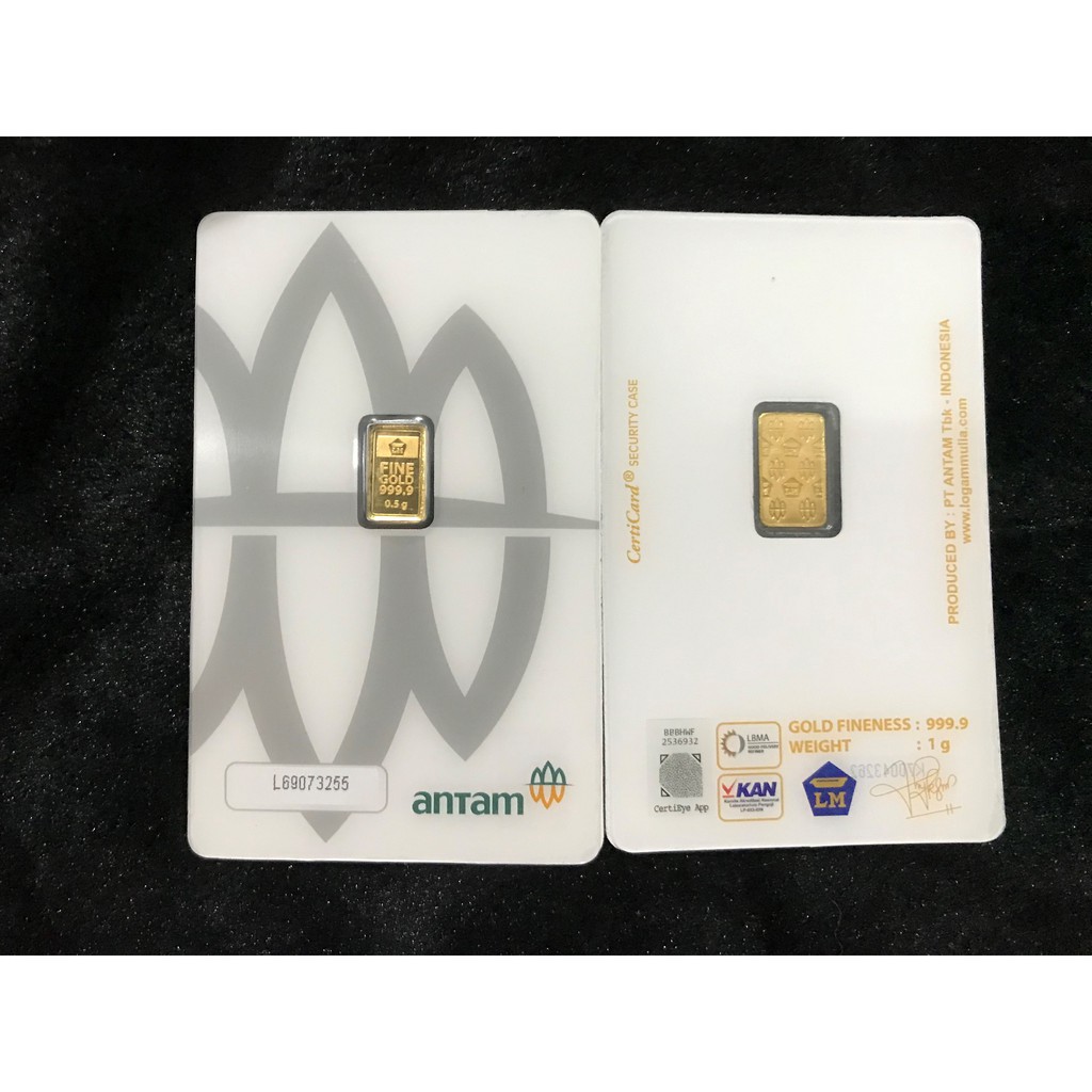Emas Antam 0.5 gr