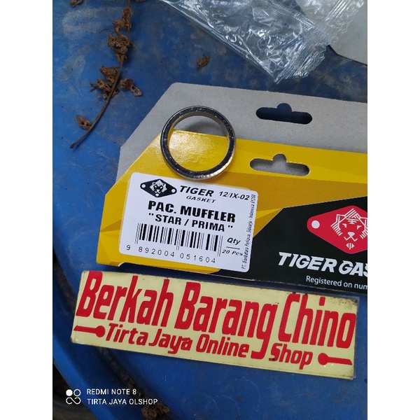 perpak paking knalpot honda c70 astrea grand supra legenda win star prima