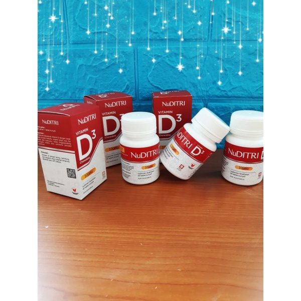 NuDITRI Vitamin D3 1000iu Membantu Meningkatkan Imun Tubuh