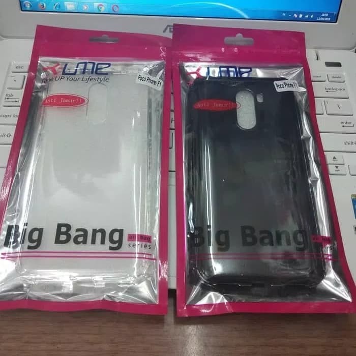 Xiaomi Pocophone F1 - Case Ume Big Bang Softcase Transparan