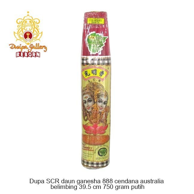 Dupa/ Hio wangi SCR Daun Ganesha 888 Cendana Australia belimbing Putih