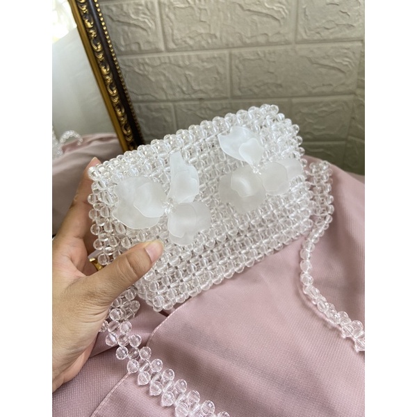 Rose pearl bag / tas mutiara