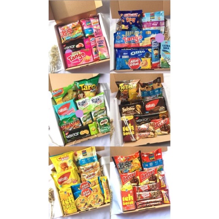 

SNACK BOX / GIFT BOX / Snack Box Murah / Gift Box Birthday / Gift Box Graduation / HAMPERS