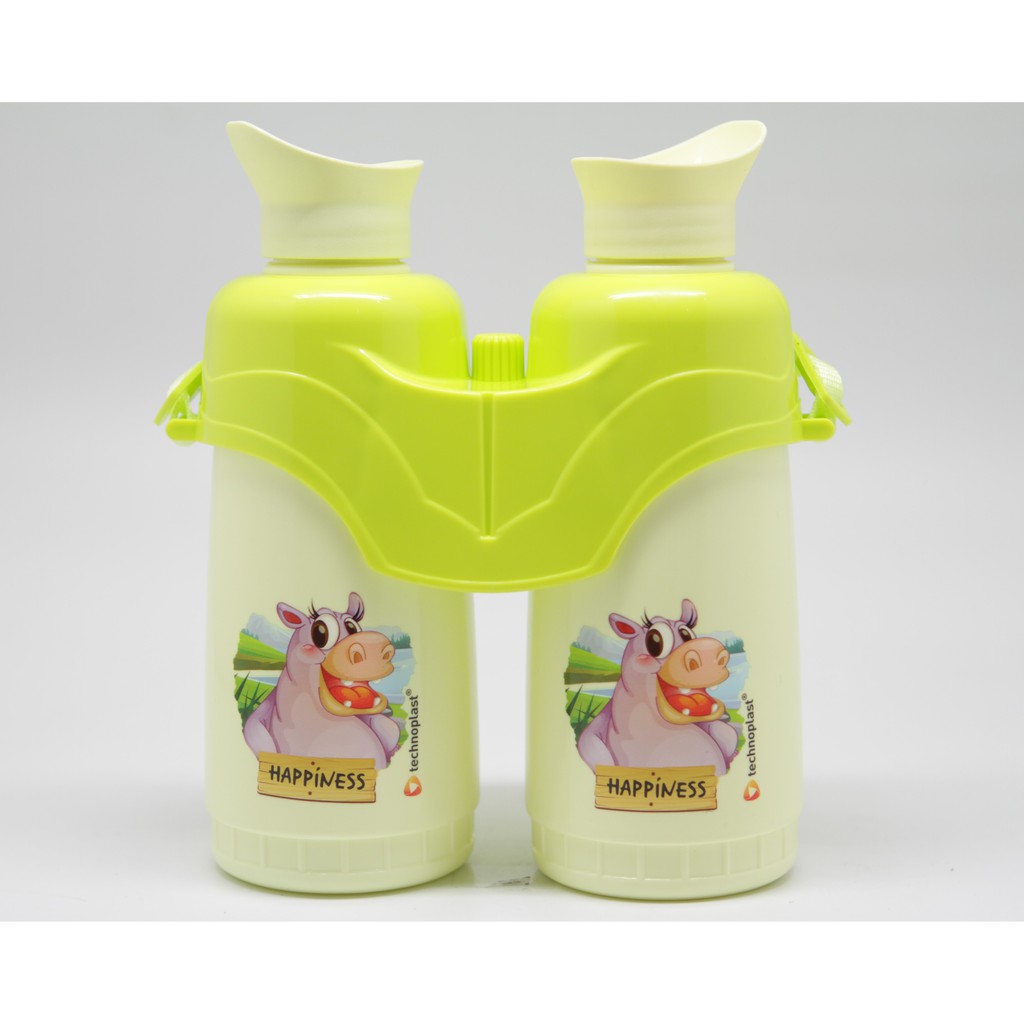 Botol Minum TEROPONG 800ml Binocool Twin Bottle S550.NEJT Botol Minum Anak Sekolah Lunch Box Bottle