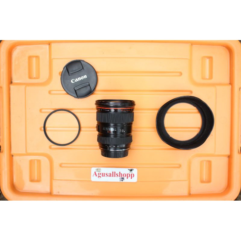 Lensa canon 17-35mm f2.8 bukan 16-35 bukan 17-40 mulus murah langka