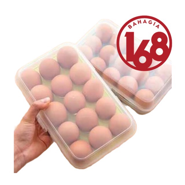 Kotak Telur / Box Telur 15 Sekat / Egg organizer