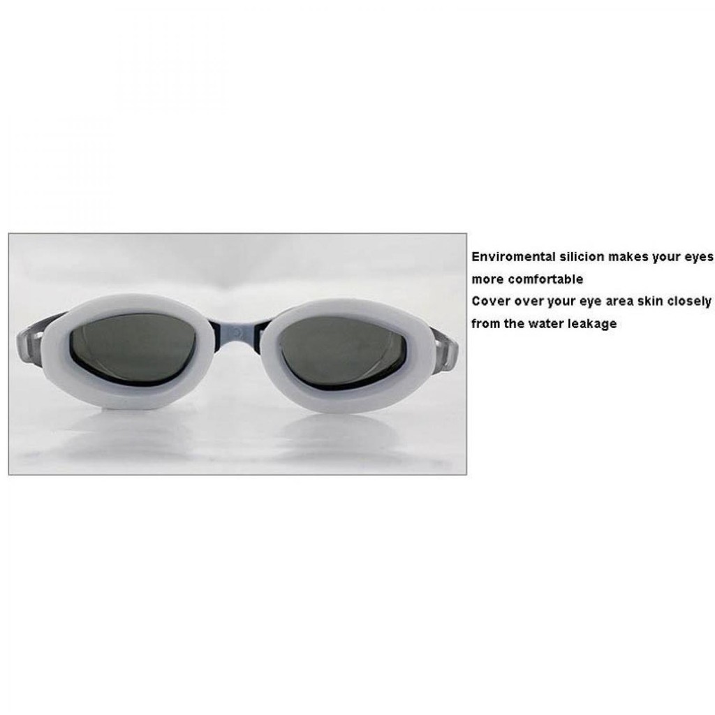 Terbaru ! Ruihe Kacamata Renang Coating Mirrored Anti Fog UV Protection - RH6100