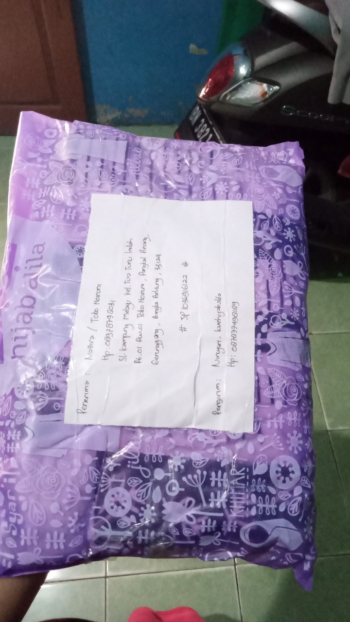 Gamis Batik Etnik | Gamis Corak | Hijab Alila