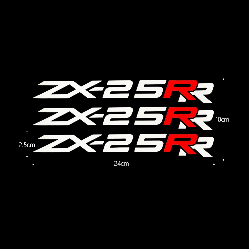 1 Set Stiker Reflektif Kawasaki Tahan Air Untuk Dekorasi Body Motor ZX-3RR ZX-4RR ZX-6RR ZX-10RR ZX-25RR