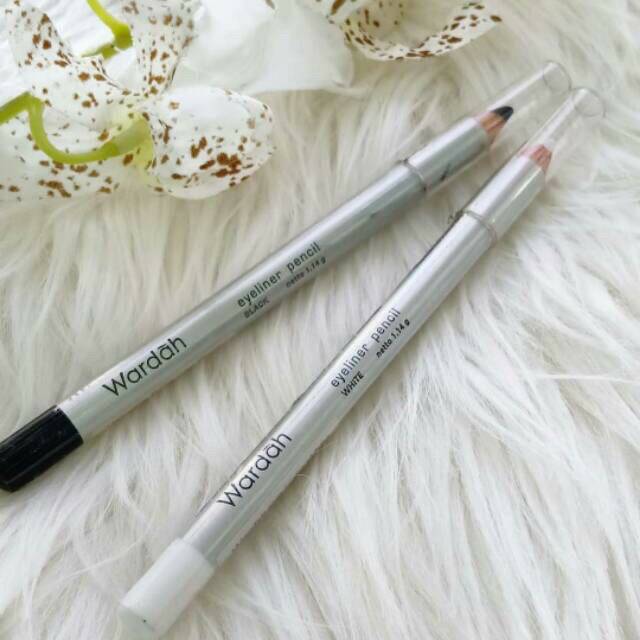 Wardah Eyeliner Pencil Black ~ Original 100%