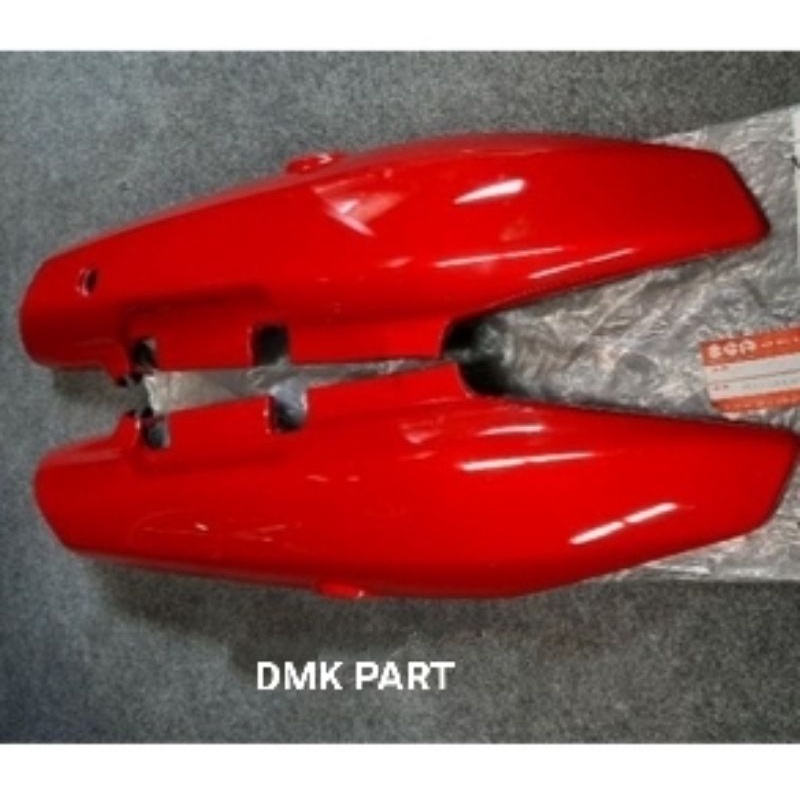 cover bodi belakang Suzuki Tornado Shogun kebo warna merah