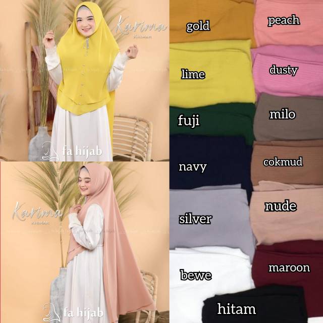 New Khimar Karima ori Fa Hijab