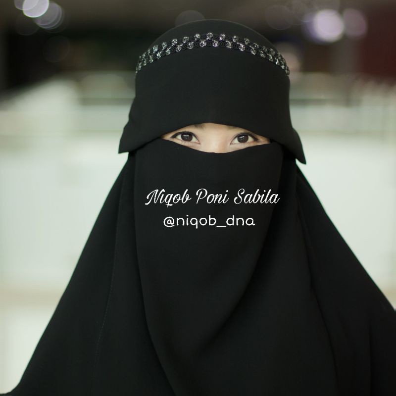 Niqab Bandana Niqab Cadar Niqab Poni Cadar Bandana Niqob Poni Viral Termurah Niqob PONI SABILA