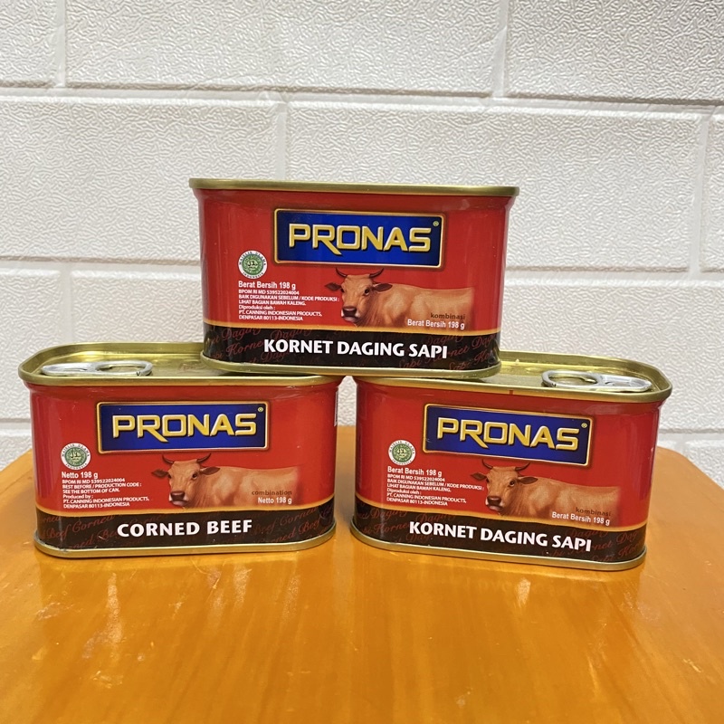 

Pronas sapi/ Ham sapi/ kornet daging sapi 198gr
